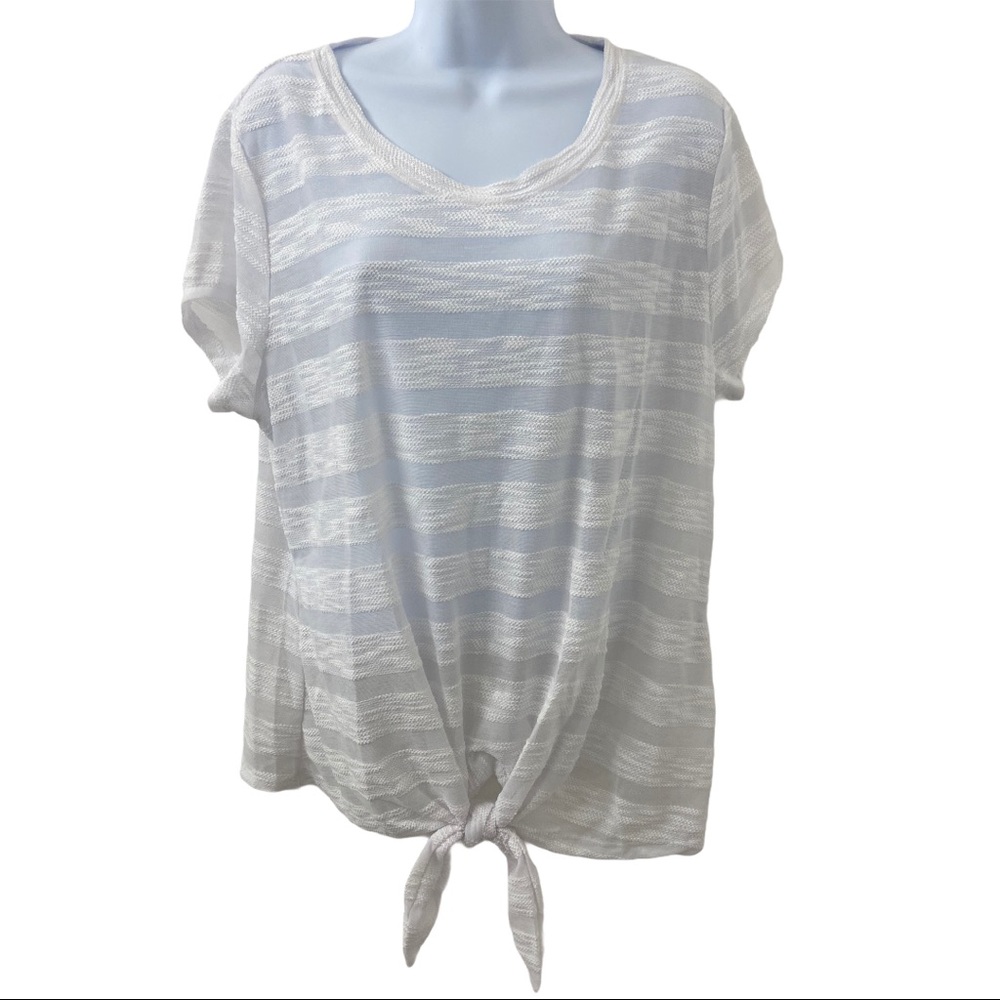 INC International Concepts White Top XL